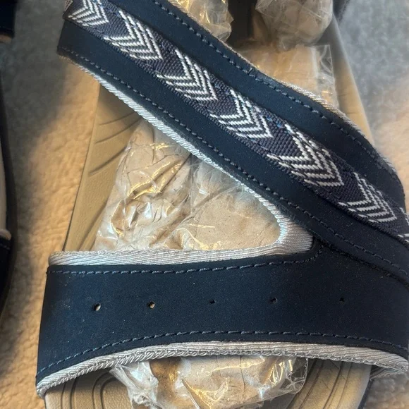 Stylish Navy Sandals for Women (New without tags!) - Picture 9 of 13